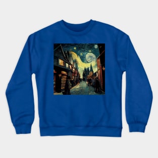 Starry Night in Diagon Alley Crewneck Sweatshirt